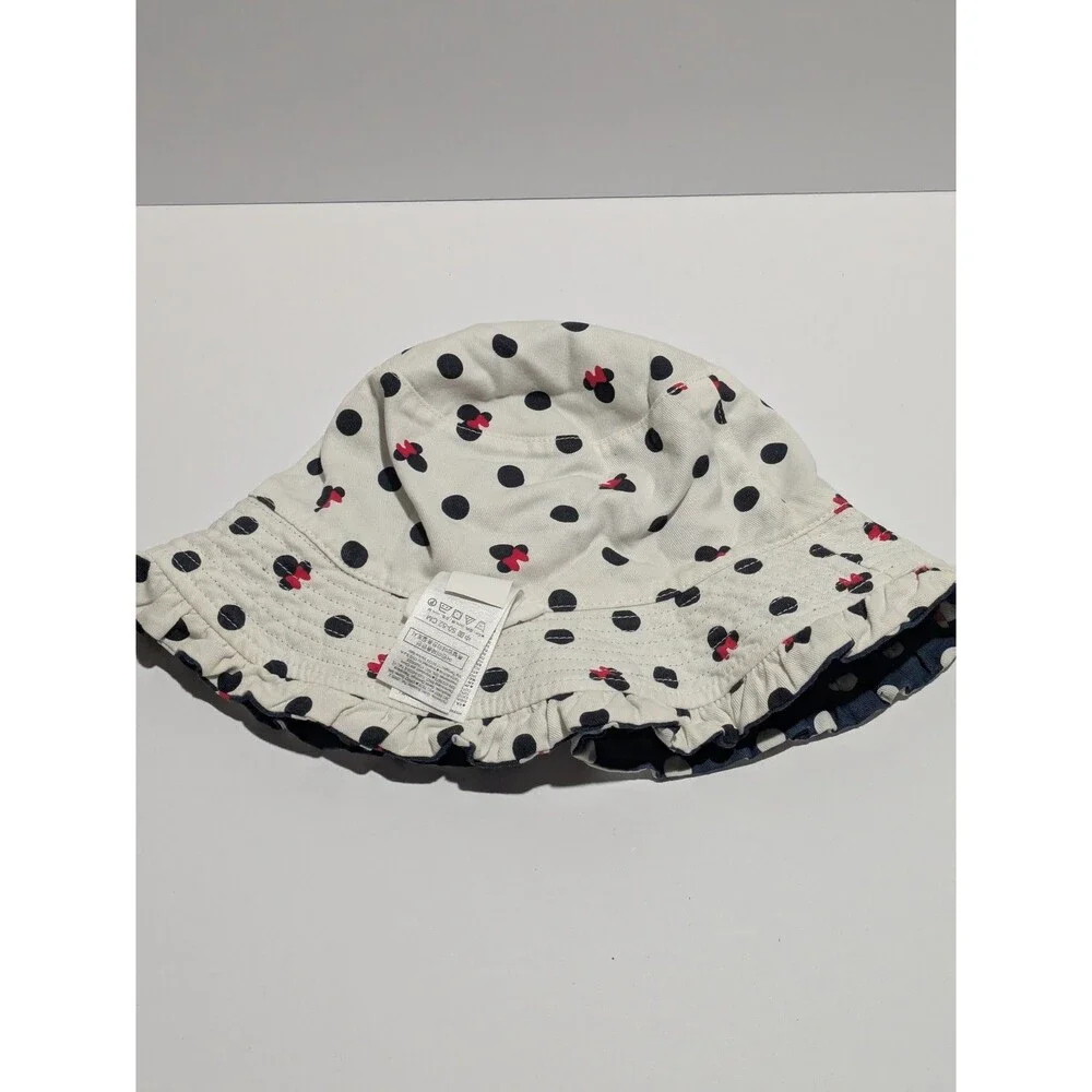 Disney Baby Gap Minnie Mouse Reversible Bucket Hat Toddler M/L